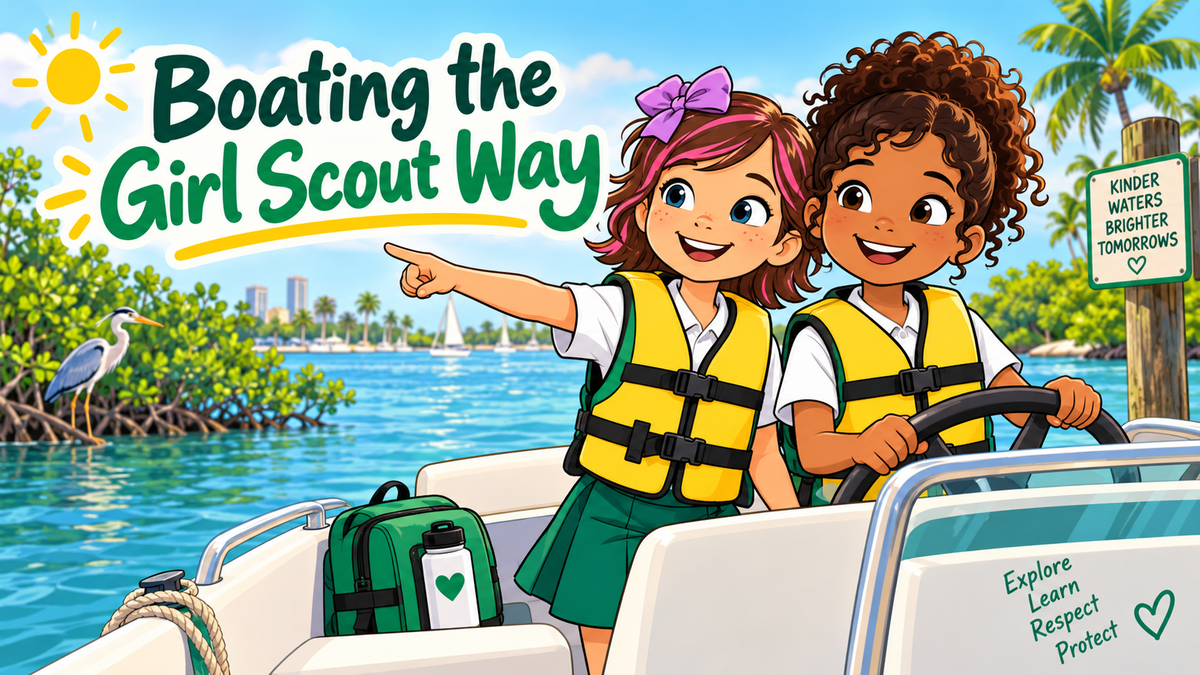 Boating The Girl Scout Way