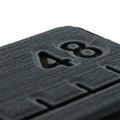 SeaDek 48 Routed Ruler  6mm  Brushed Texture  Dark GreyBlack 5358480067