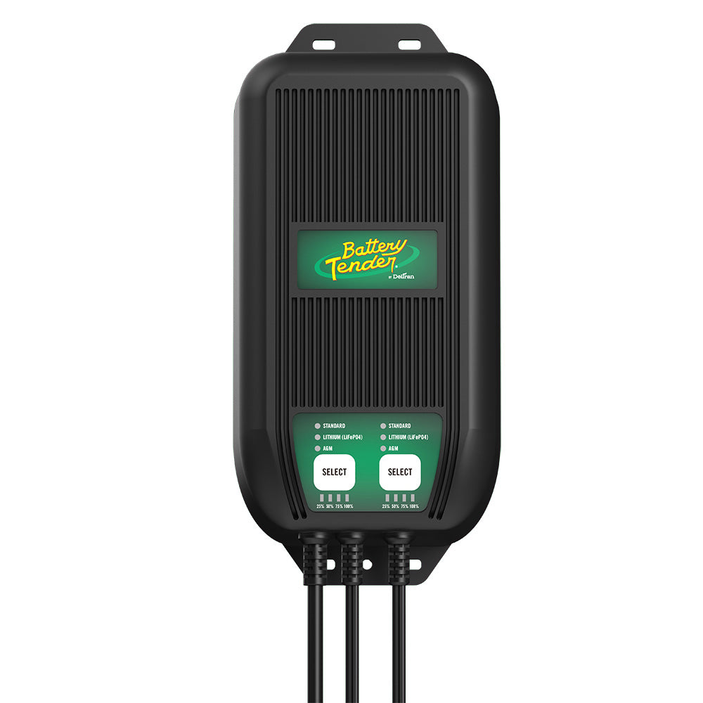 Battery Tender WaveCharge Pro 2Bank 12V 20A Battery Charger 0221007DLWH