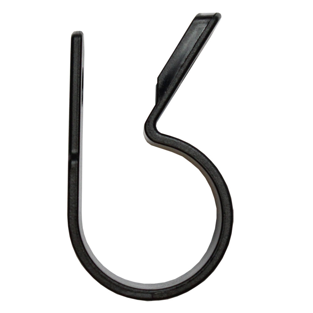 Pacer UV Resistant Nylon CClamps  1  Black  25 Pack BCCH1625BK