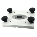 Seaview Removable Base fPedestal Mounts w7x7 Base Plate  White PMRB7