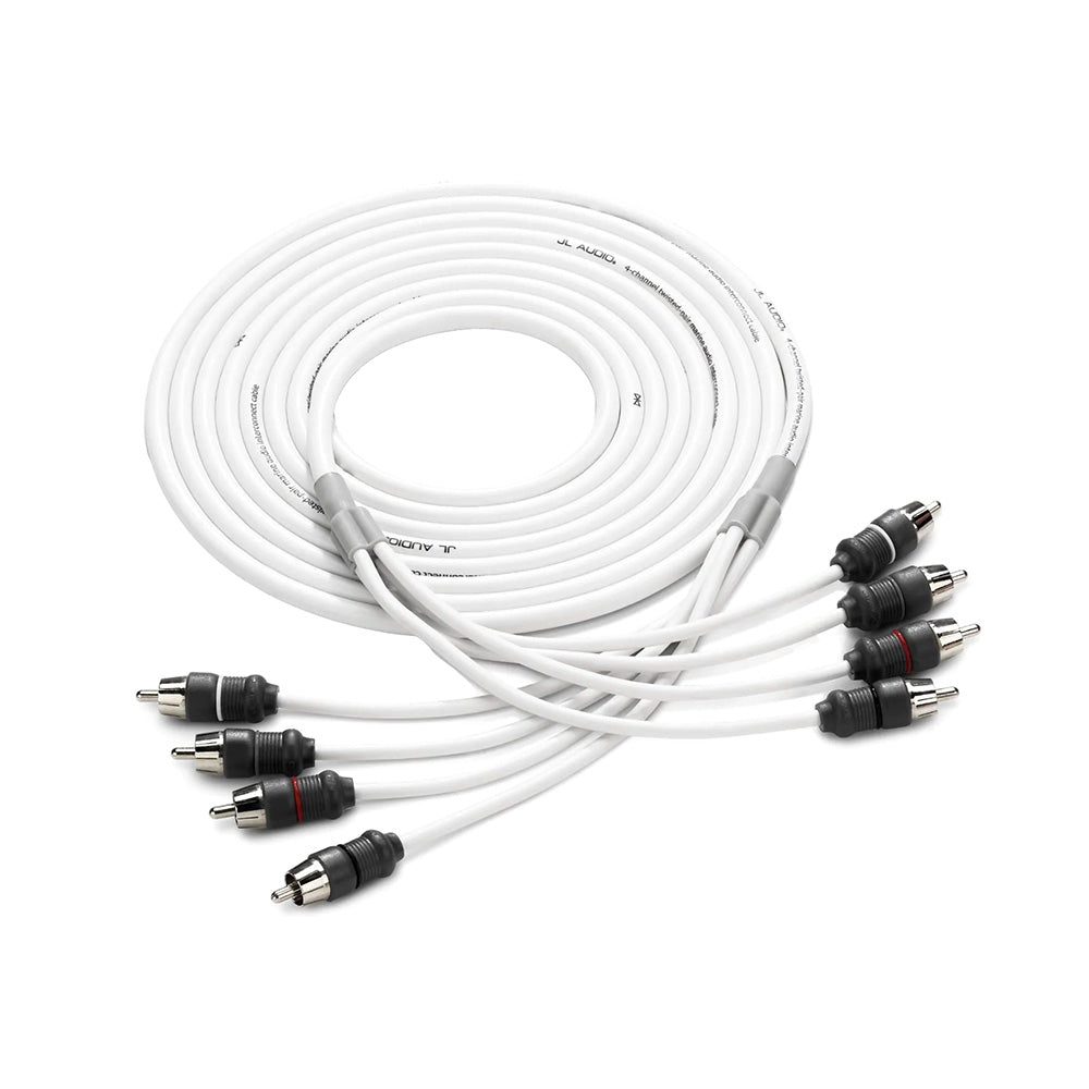 JL Audio 4 Channel 12 Marine Audio RCA Cable  XMDWHTAIC412 0101347400