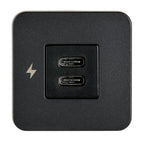 Scanstrut TILE USBC Interior Charging Socket  1224V  Black Bezel SCTILE20