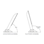 TACO Command Ratchet Hinge  1812  316 Stainless Steel Polished wHard Stop H250048