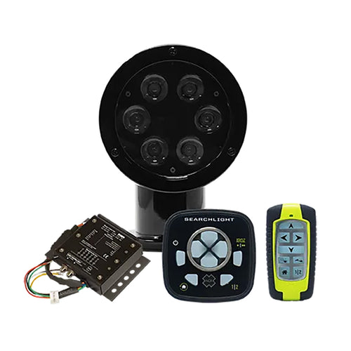 ACR RCL50 LED Black Searchlight wURP103 Wired Point Pad URC104 Master Controller  URC103 Wireless Handheld Remote 1981