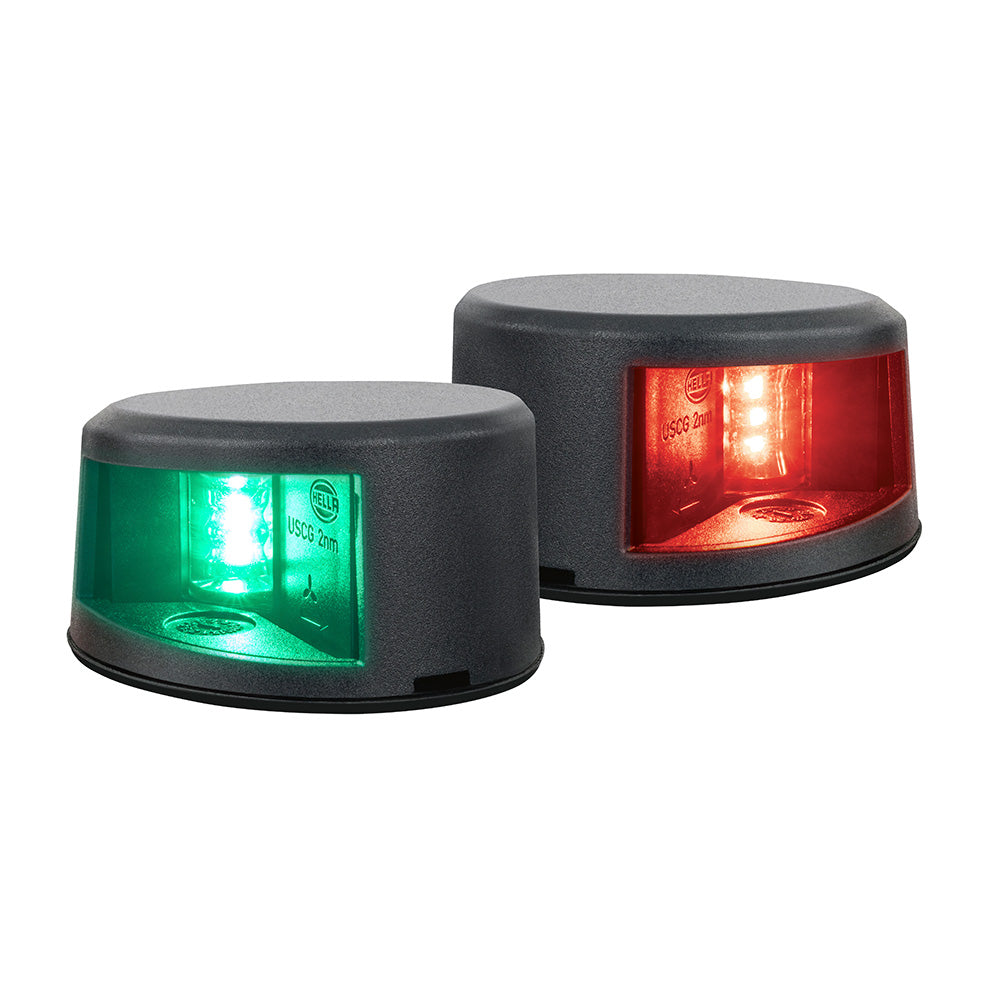 Hella Marine NaviLED Gen II PortStarboard Deck Mount Navigation Lamps  Black 017910801