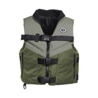 Mustang Accel Foam Vest  GreenGrey  Large MV4627833L