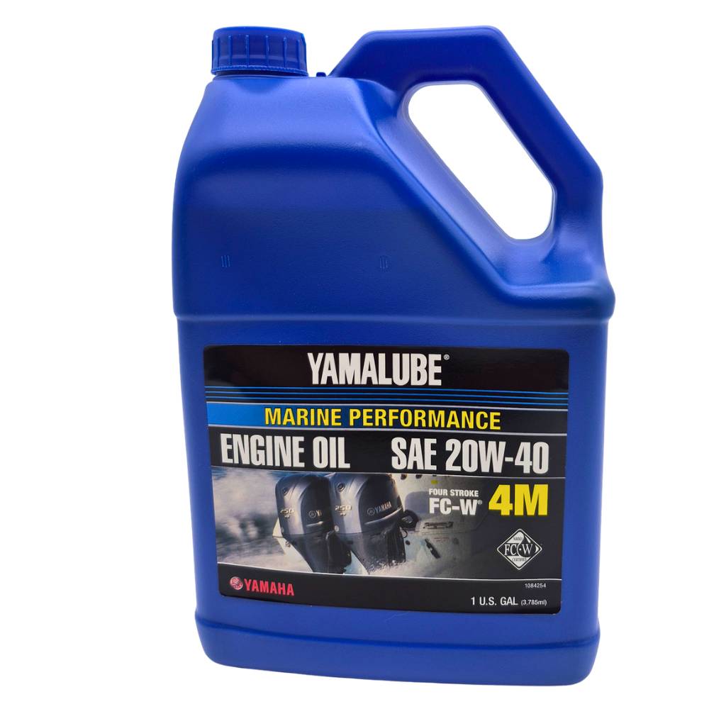Yamalube 20W-40 Full Synthetic 4M FC-W Marine Engine Oil – Gallon – LUB-20W40-FC-04 – OEM
