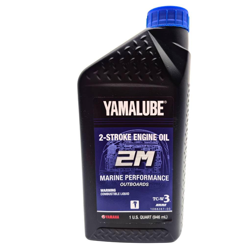 Yamalube 2M TC-W3 2-Stroke Marine Engine Oil – Quart – LUB-2STRK-M1-12 – OEM