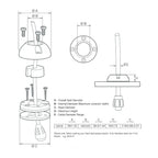 Scanstrut DS16P Vertical Cable Seal DS16P