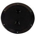 Beckson 6 NonSkid ScrewOut Deck Plate  Black DP62B
