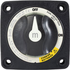 Blue Sea 6011200 mSeries Battery Switch Dual Circuit Plus  Black 6011200