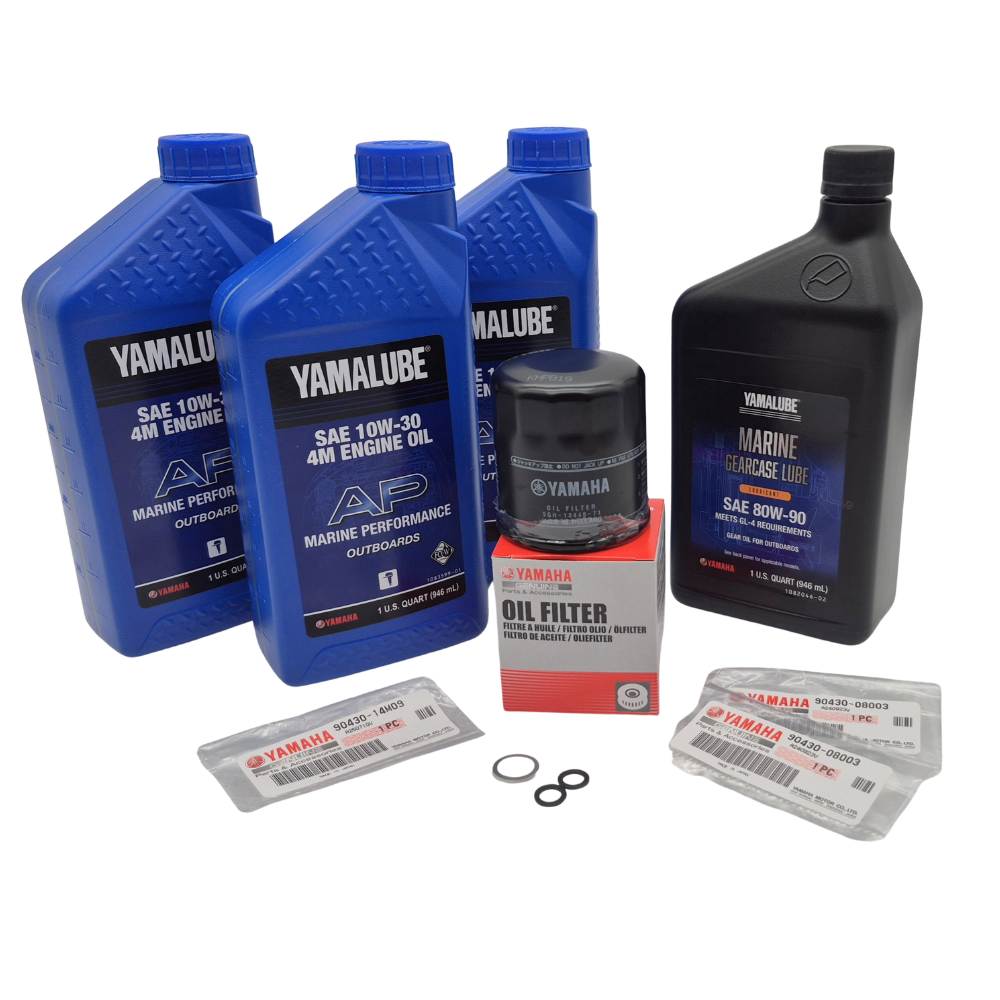 F50~F70 Oil Change Kit – 10W-30 – YAM-OILKIT-013 – OEM