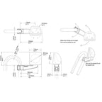 Scanstrut Scanpod Single Instrument Pod Precut Arm Mounted  Fits 1  13 Rails SPR1IAM