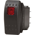 Blue Sea 7943 Contura II Switch SPDT  ONOFFON  Black 7943