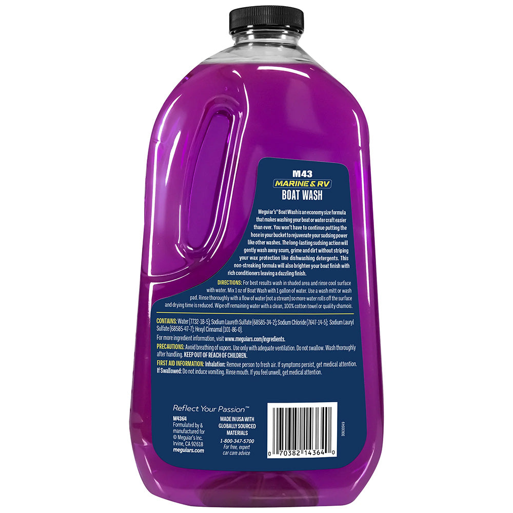 Meguiars 43 Marine Boat Soap  64oz M4364
