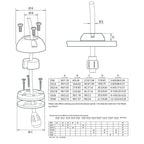 Scanstrut DS6P Vertical Cable Seal DS6P