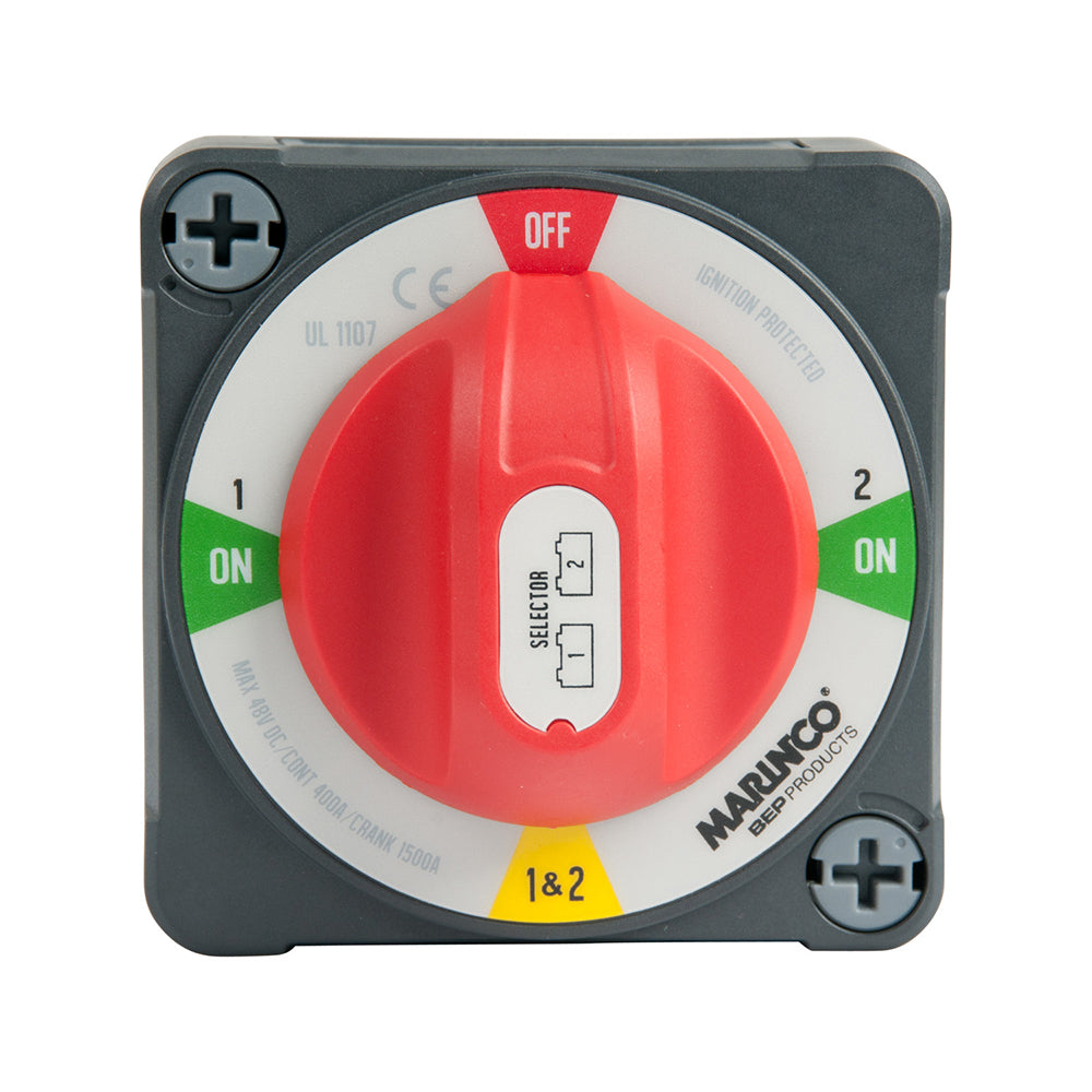 BEP Pro Installer 400A EZMount Battery Selector Switch 12BothOff 771SEZ