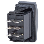 Blue Sea 7938 Contura II Switch DPDT Black  ONOFFON 7938