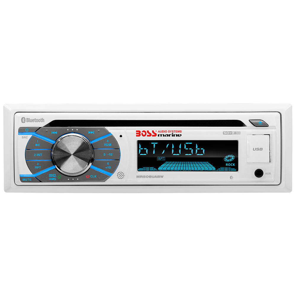 Boss Audio MR508UABW Marine Stereo wAMFMCDBTUSB MR508UABW