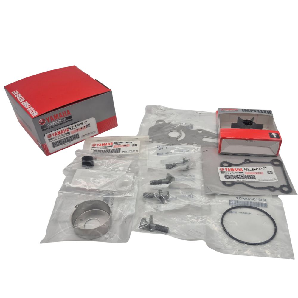 Yamaha F30/F40 4-Stroke Water Pump Repair Kits - 6BG-W0078-01-00 - OEM