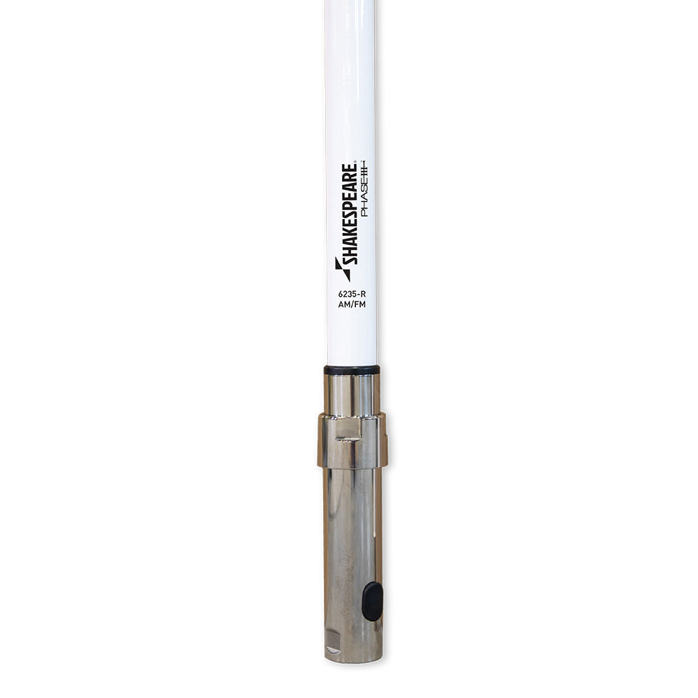 Shakespeare 6235R Phase III AMFM 8 Antenna w20 Cable 6235R