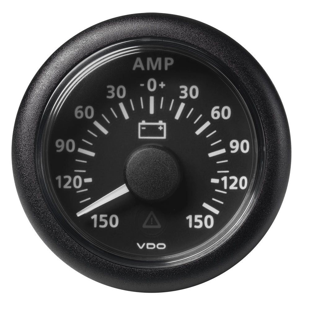 Veratron 52MM 2116 ViewLine Battery Status Gauge 150150AMP  Black Dial  Bezel A2C59512329