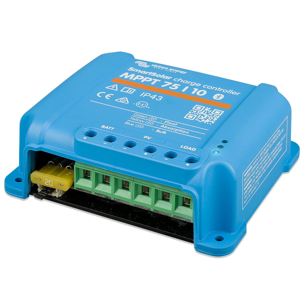 Victron SmartSolar MPPT Solar Charge Controller  75V  10Amp  UL Approved SCC075010060R