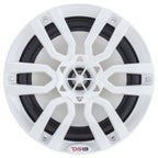 DS18 HYDRO 65 2Way Marine Speakers wRGB LED Lights 300W  White NXL6