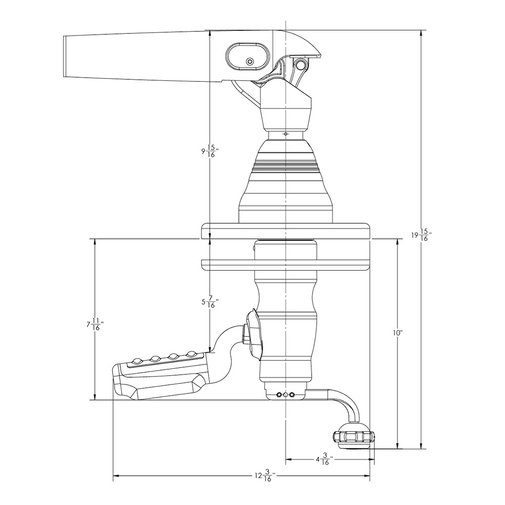 TACO GS500 Grand Slam Outrigger Mounts Only Accepts CFHD Poles GS500