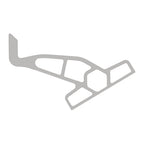 Minn Kota Raptor Jack Plate Adapter  Starboard  2 Setback  6 Rise  White 1810367