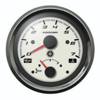Yamaha Analog Combo Gauge 4" | Tachometer / Trim | N80-8350T
