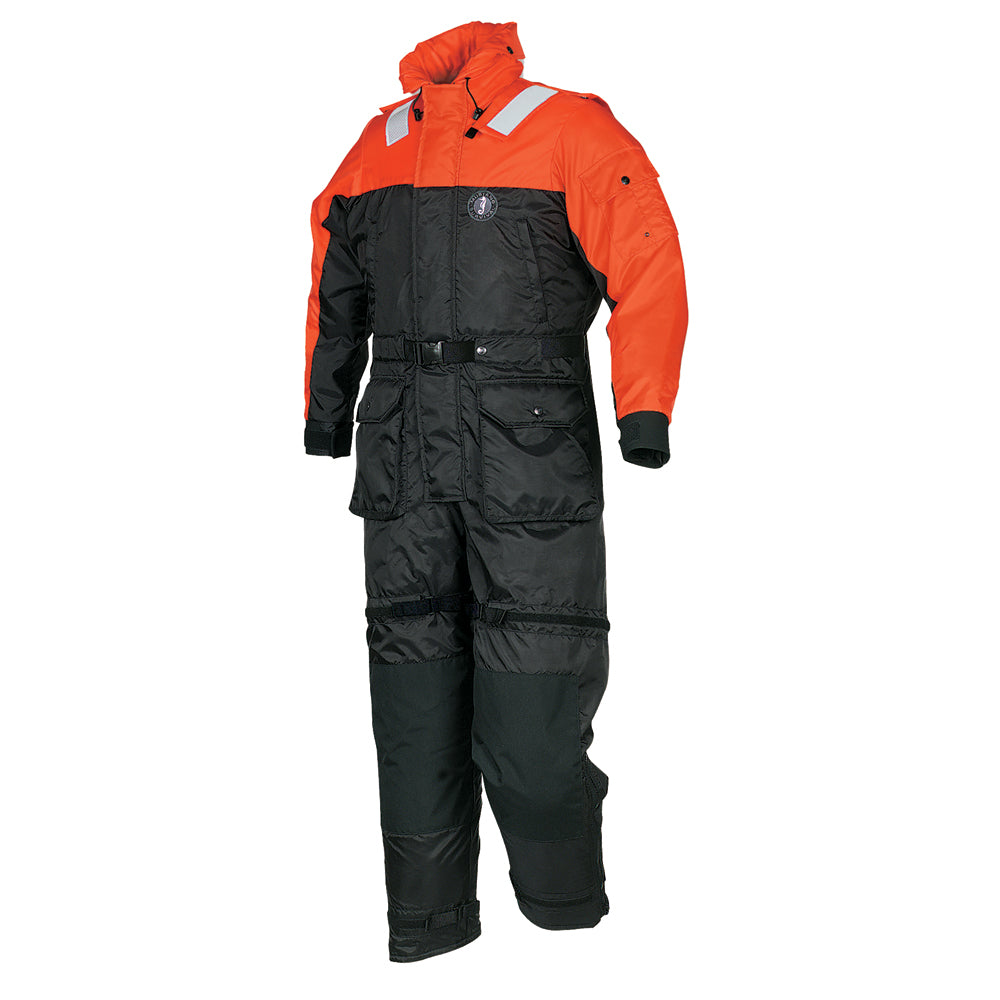 Mustang Deluxe AntiExposure Coverall  Work Suit  OrangeBlack  XL MS217533XL206