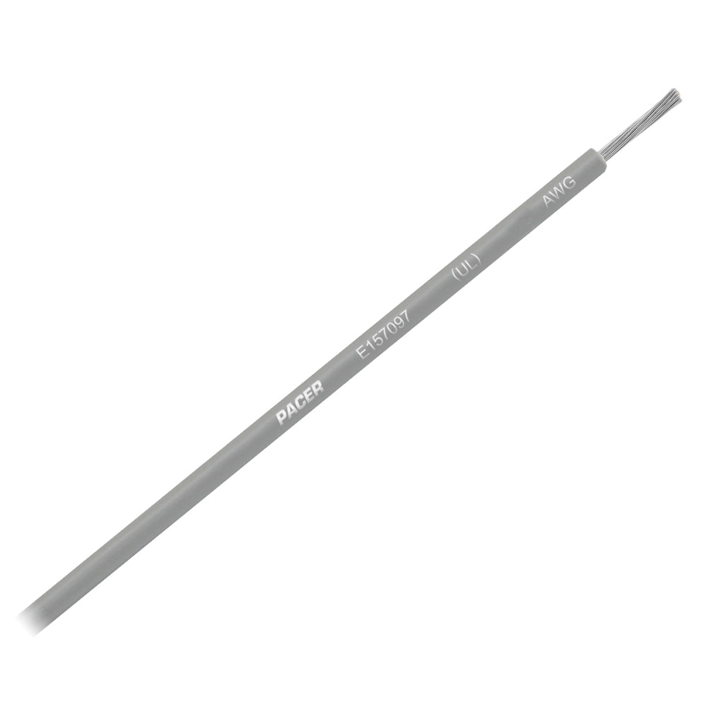 Pacer Grey 10 AWG Primary Wire  25 WUL10GY25