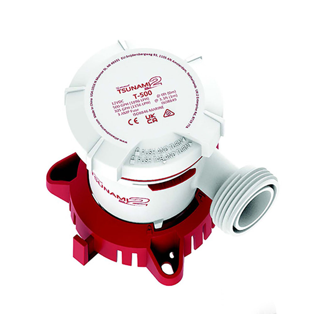 Attwood Tsunami MK2 Manual Bilge Pump  T500  500 GPH  12V 56067