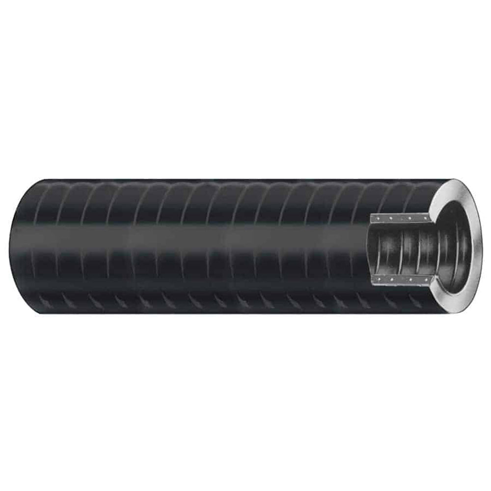 Trident Marine 112 x 50 VAC XHD Bilge  Live Well Hose  Hard PVC Helix  Black 1491126
