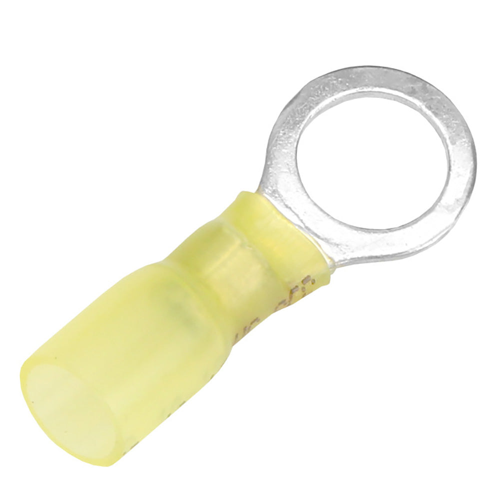 Pacer 1210 AWG Heat Shrink Ring Terminal  38 Stud Size  3 Pack TE1038R3