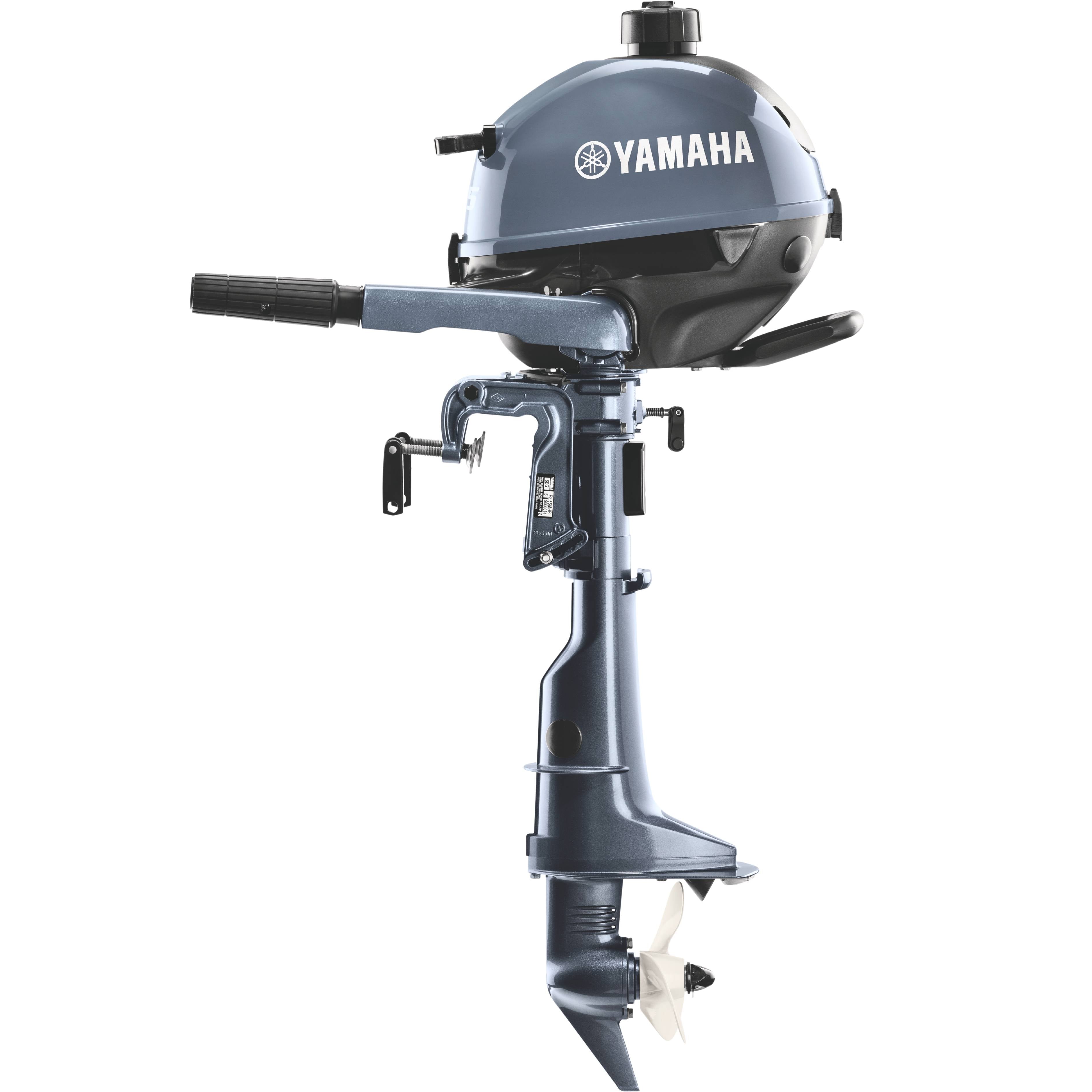 Yamaha F2.5SMHB Outboard | 2.5HP, Tiller, 15” Shaft, Manual Start, Grey – OEM