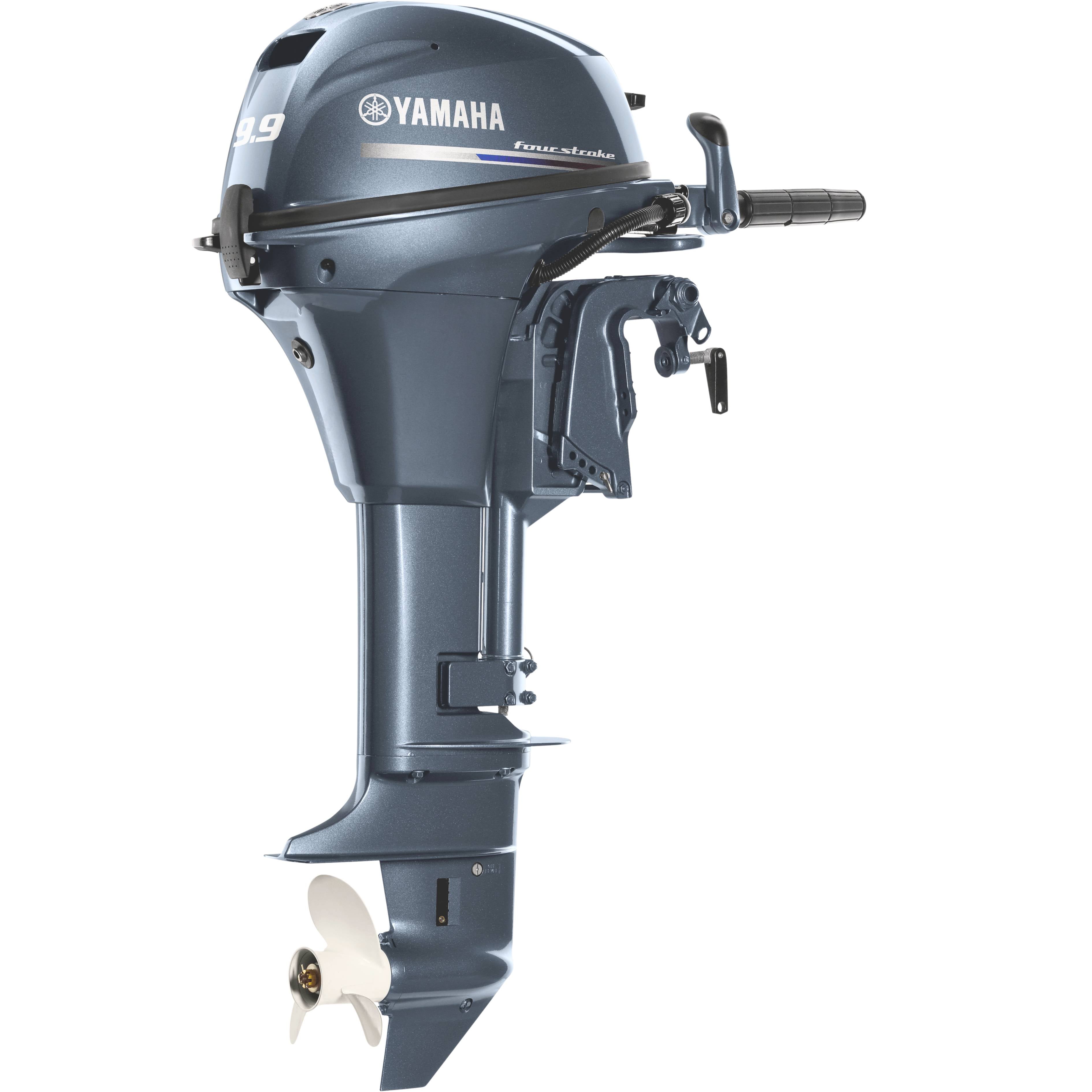 Yamaha F9.9LMHB Outboard | 9.9HP, Tiller, 20” Shaft, Manual Start, Grey – OEM