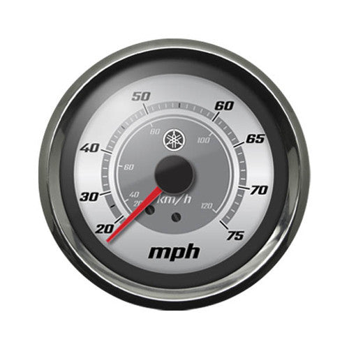Yamaha Classic Series 4" Analog Speedometer | 0-75 MPH