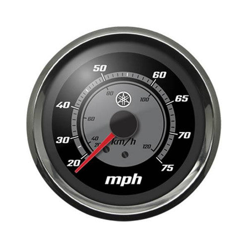 Yamaha Classic Series 4" Analog Speedometer | 0-75 MPH