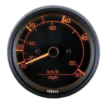 Yamaha Pro Series Analog Speedometer 0–50 MPH | 6Y5-83510-12-00