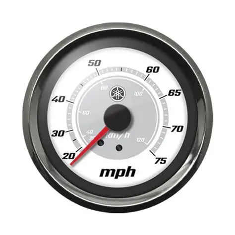 Yamaha Classic Series 4" Analog Speedometer | 0-75 MPH
