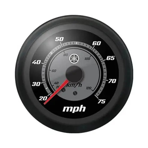 Yamaha Classic Series 4" Analog Speedometer | 0-75 MPH