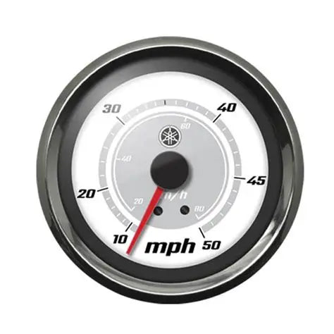 Yamaha Classic Series 4" Analog Speedometer | 0–50 MPH Backlit Gauge
