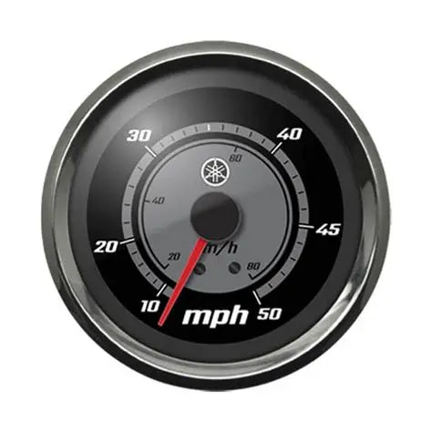 Yamaha Classic Series 4" Analog Speedometer | 0–50 MPH Backlit Gauge