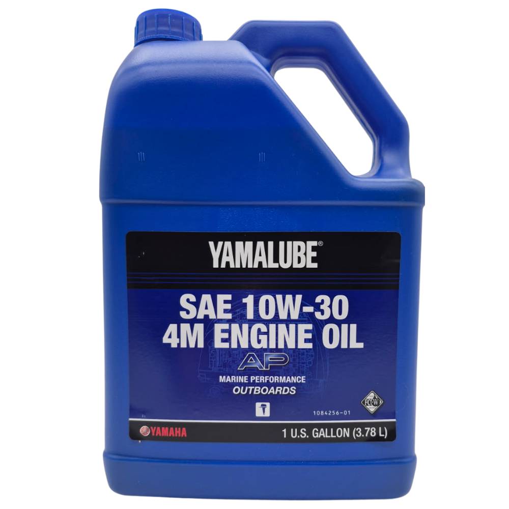 Yamalube 10W-30 FC-W Marine Engine Oil – Gallon – LUB-10W30-FC-04 – OEM