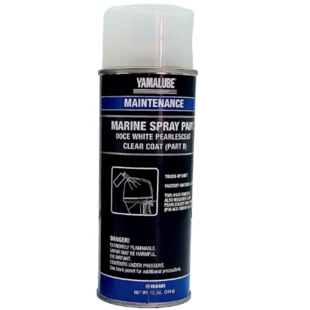 Yamalube Marine Spray Paint – CE Pearlescent Clear Coat – ACC-MRNPT-0C-EB – OEM