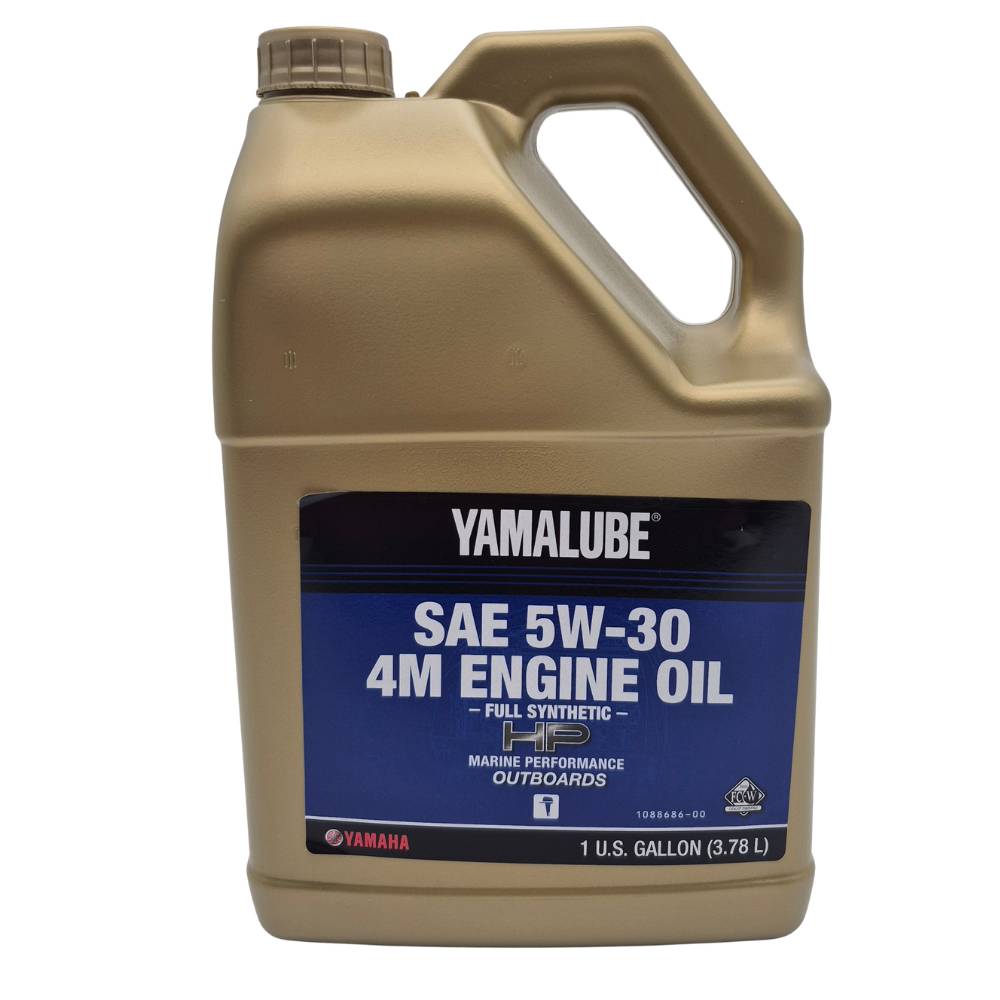 Yamalube 5W-30 Full Synthetic 4M FC-W Marine Engine Oil – Gallon – LUB-05W30-FC-04 – OEM