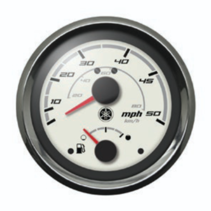 Yamaha Analog Combo Gauge 4" | Speedometer 0–50 MPH / Fuel | N80-8350S-40